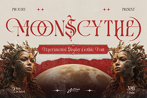 Moonscythe, a Serif Font by Artisan Themes