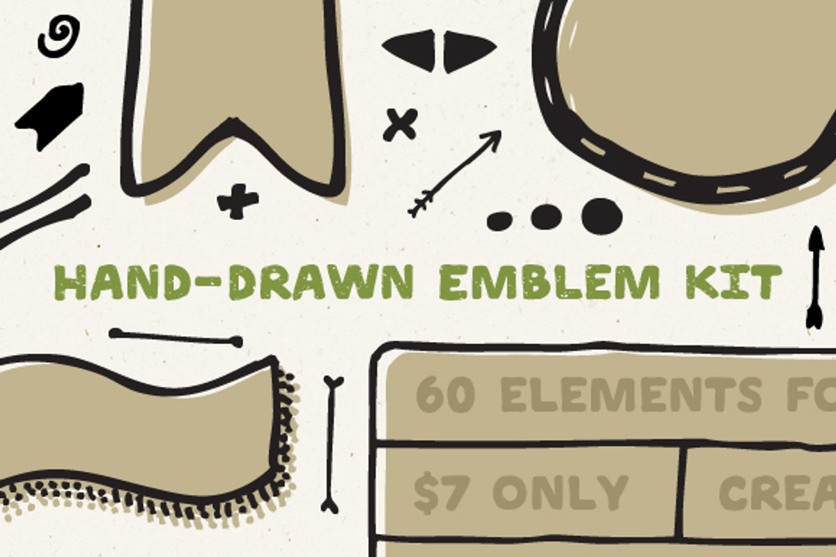 Hand-drawn Emblem Kit