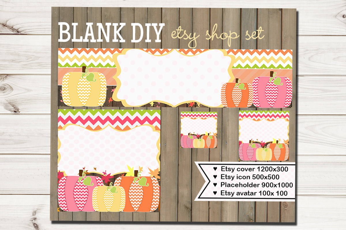 Etsy Shop Branding Set, a Templates & Theme by Pinkinks (Photo 1 of 2)