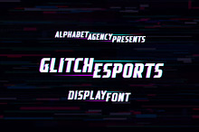 GLITCH ESPORTS DISPLAY FONT