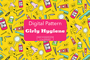 Girly Hygiene Pattern, a Pattern Graphic by koberstein (Thumbnail 1 of 3)