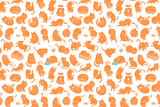 Meowers Icons and Seamless Pattern, a Pattern Graphic by Iconka (Thumbnail 3 of 9)