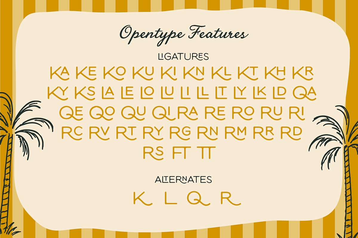 Travel Hostel - Vintage Font Duo, a Script Font by Pixesia Studio (Photo 11 of 11)