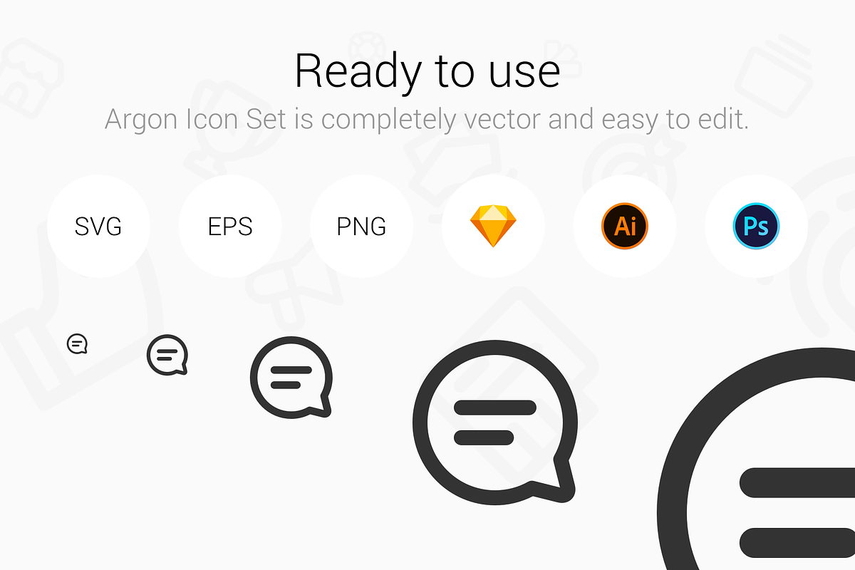 Argon 300+ Premium Vector Line Icons, an Outline Icon by iconland (Photo 3 of 5)