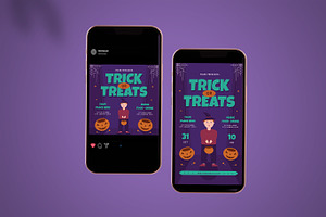 Trick Or Treats Flyer Set