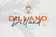 Dilland Font Duo, a Font by BodigStd (Thumbnail 1 of 7)