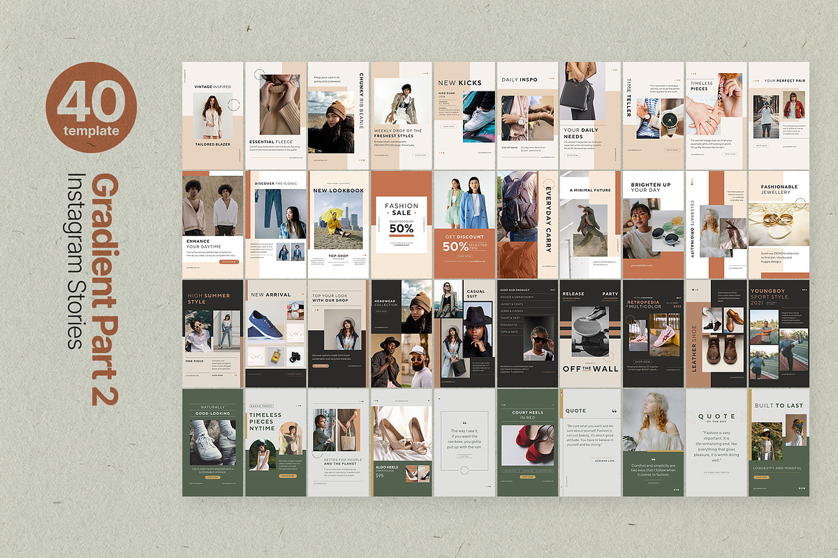 120 Canva Minimalist Instgram, a Social Media Template by muhisya