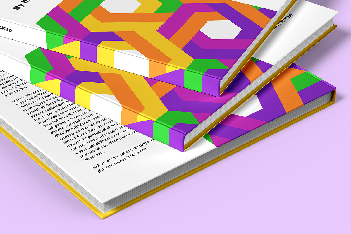 US Letter Hardcover Book Mockup, a Books & Magazine Mockup by Illusiongraphic (Photo 23 of 29)