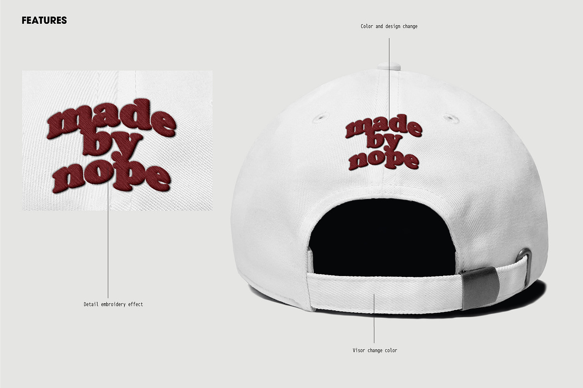 Baseball Caps Hat Mockup Drop 3, a Hat Mockup by made_by_nope (Photo 5 of 6)
