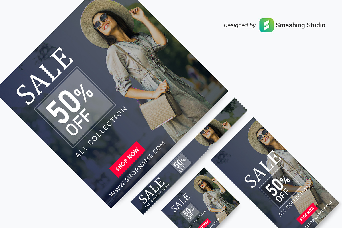 Fashion Facebook & Website Banners, a Social Media Template by Smashing_Studio (Photo 1 of 3)