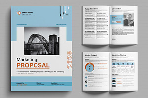 Marketing Proposal Layout, a Brochure Template by MightyDesign