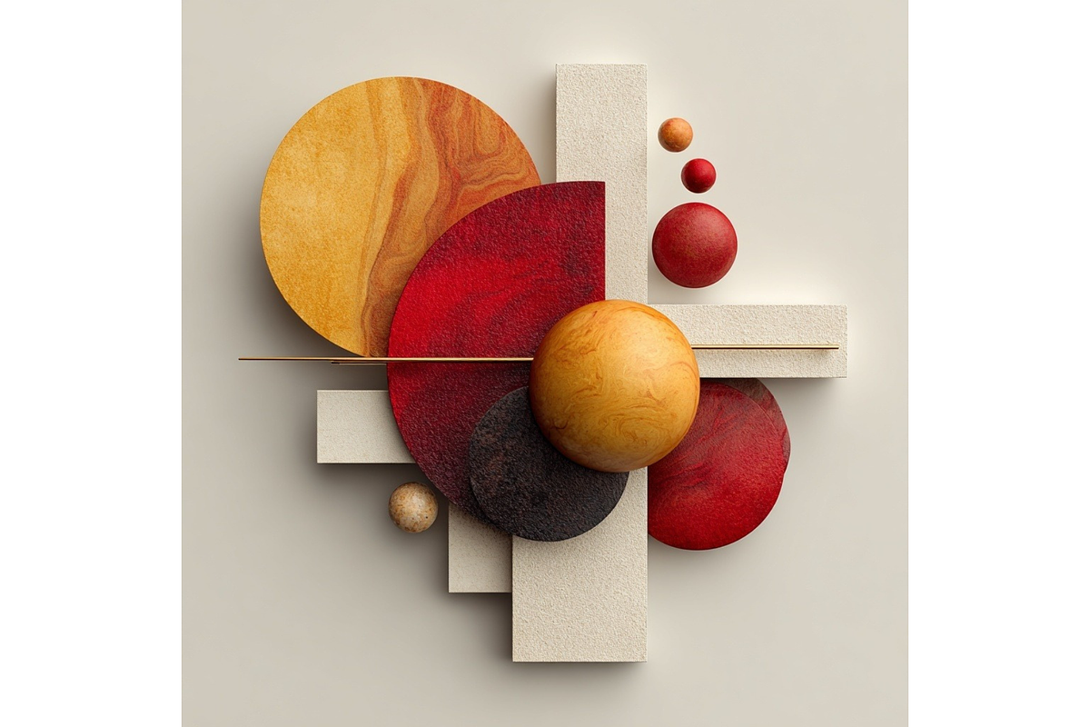 Prompt Modern Abstract Design Shapes, a Decorative Illustration by Creative design (Photo 3 of 7)