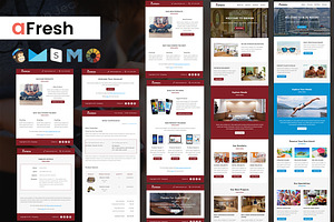 aFresh Multipurpose Email Templates
