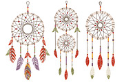 Autumn Dreamcatchers & Vectors, an Illustration by Amanda Ilkov (Thumbnail 3 of 4)
