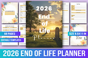 2026 End of Life Planner, a Stationery Template by Designmela01 (Thumbnail 1 of 6)