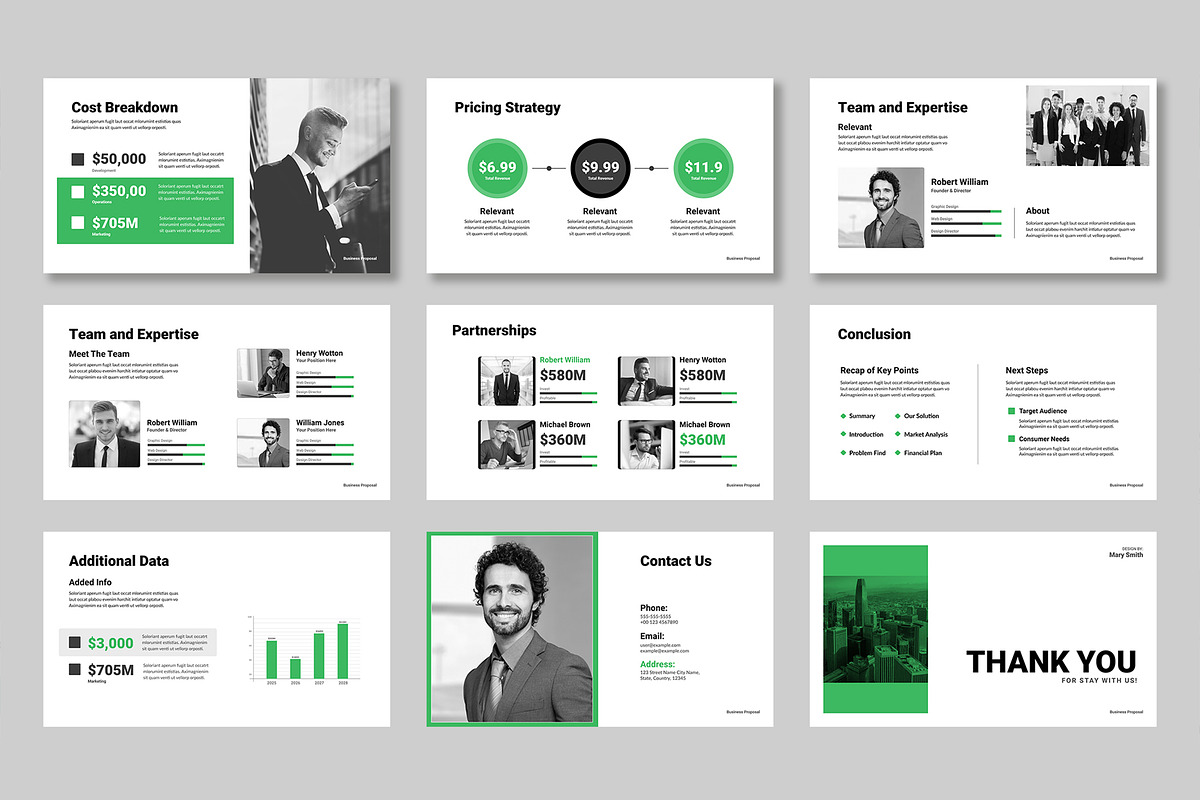 Business Proposal Presentation, a Presentation Template by Mighty-Slide (Photo 5 of 5)