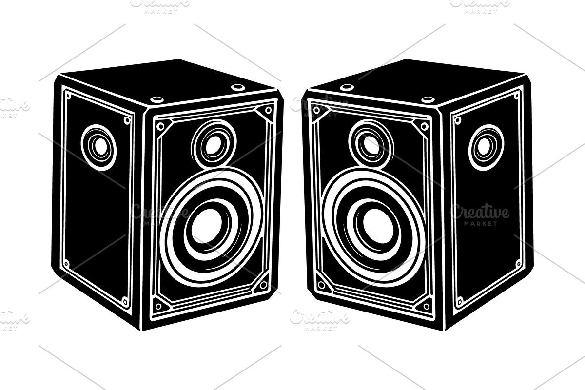 Audio speaker, an Icon by Mark1987