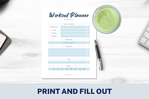 Daily Workout Planner PDF