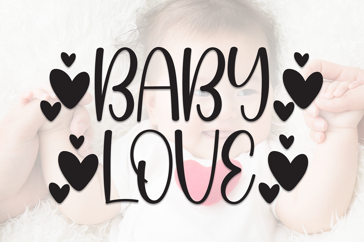 Baby Love | Script Font, a Script Font by Scratchones (Photo 1 of 9)