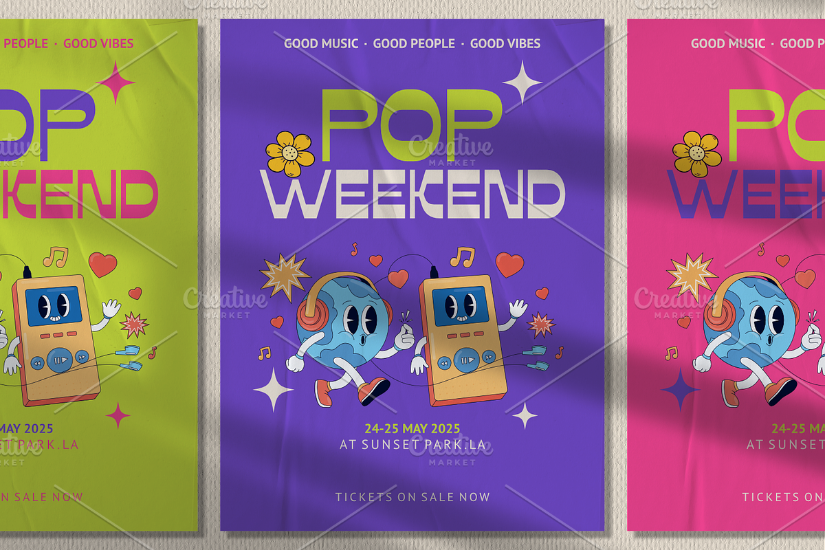 Cherry Pop - Playful Retro Display, a Sans Serif Font by Linecreative (Photo 2 of 9)
