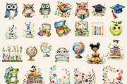 NURSERY BACK TO SCHOOL CLIPART PACK, a Person Illustration by Daring Digies (Thumbnail 4 of 9)