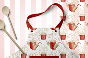 Popcorn watercolor clipart, a Food Illustration by Alena Sid (Thumbnail 12 of 13)