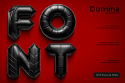 Domina Font, a Sans Serif Font by Handmadefont (Thumbnail 1 of 19)