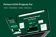 Zippay Fintech Web Templates UI Kit, an UI Kit Template by Lumina_ui_ux202 (Thumbnail 3 of 6)