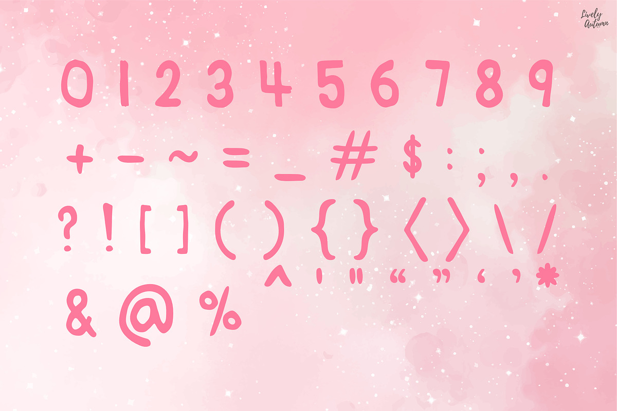 Forever | Handwriting font, a Handwritten Font by LivelyAutumn11.11 (Photo 3 of 5)