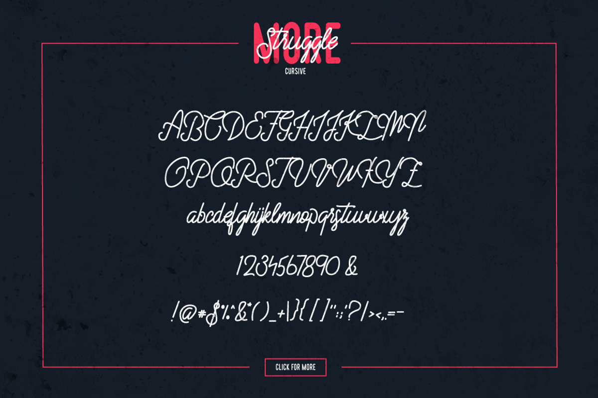 Struggle More - Script & Sans Font preview 8