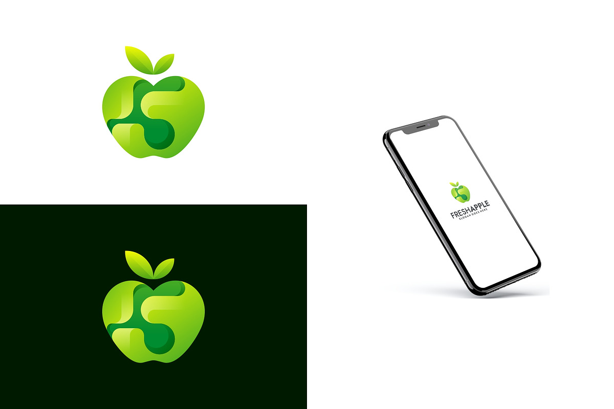 Gradient Modern Apple Logo Design, a Branding & Logo Template by Artnivora.Std (Photo 2 of 4)