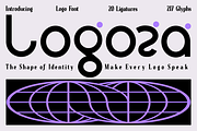 Logoza Logo Font, a Font by PutraCetol Studio (Thumbnail 1 of 5)