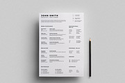 Simple Resume CV with Business Card, a Stationery Template by ND Design (Thumbnail 7 of 11)