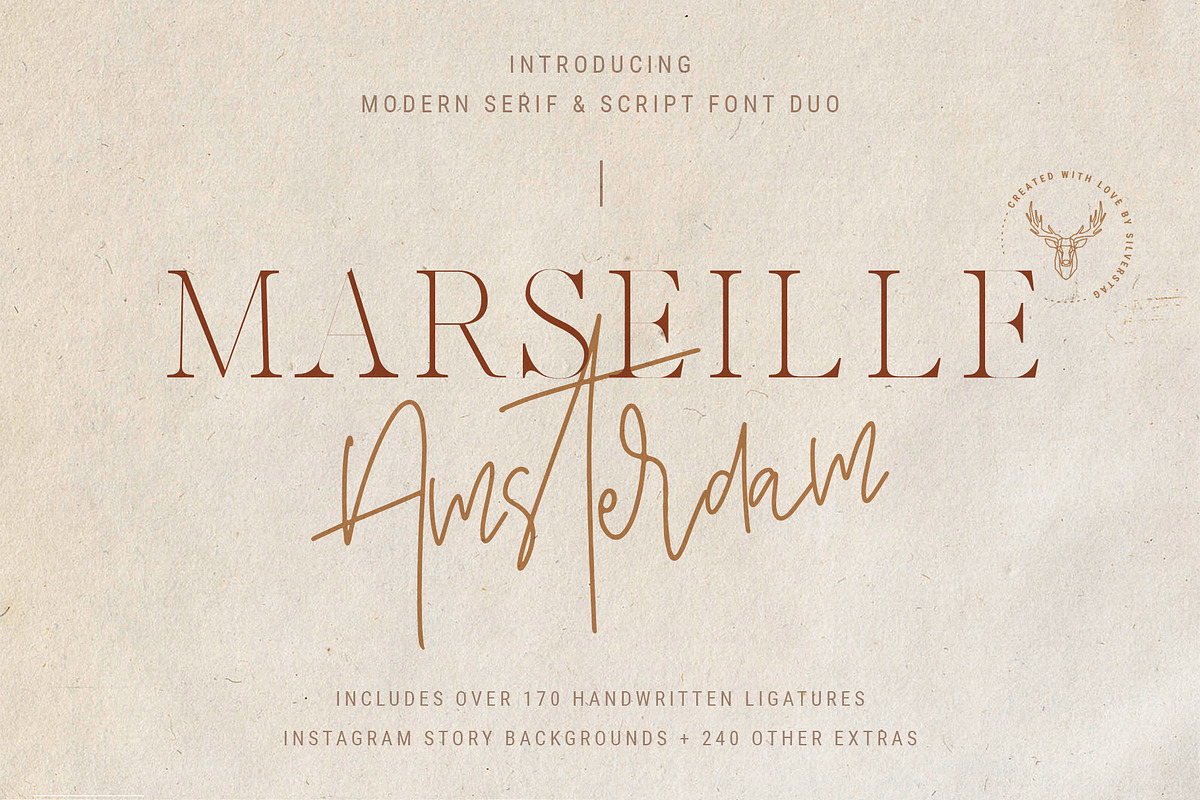 Marseille & Amsterdam Font Duo