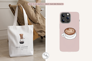 Coffee Drinks Illustrations