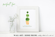Watercolor Topiary Collection, an Illustration by thestripedchicken (Thumbnail 6 of 6)