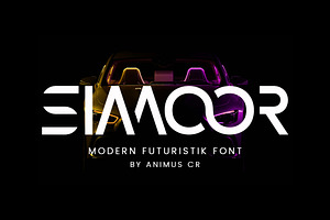 Simoor Modern Futuristik Font