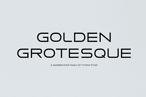 Golden Grotesque-Font Family