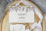Floral Lilac Watercolor Collection, an Illustration by Grace Noboa Illustrations (Thumbnail 2 of 13)