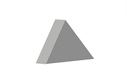 Triangle Box Template, a Print Template by Dieline (Thumbnail 1 of 2)