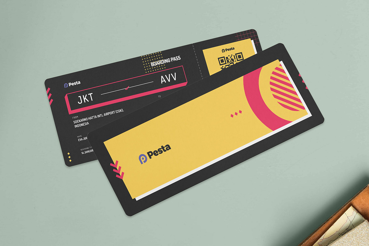 Boarding Pass - Pesta 3, a Templates & Theme by Themes Awesome (Photo 3 of 5)