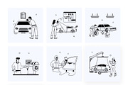 Car Service Illustrations, a Transportation Illustration by Vectors Market (Thumbnail 9 of 9)