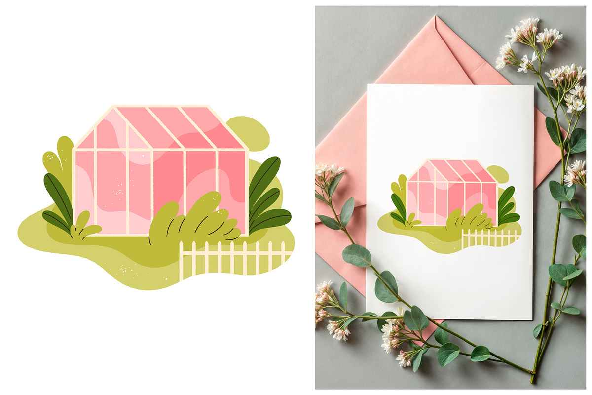 Cottagecore elements collection, a Seasonal Illustration by Annie Birdie (Photo 3 of 7)