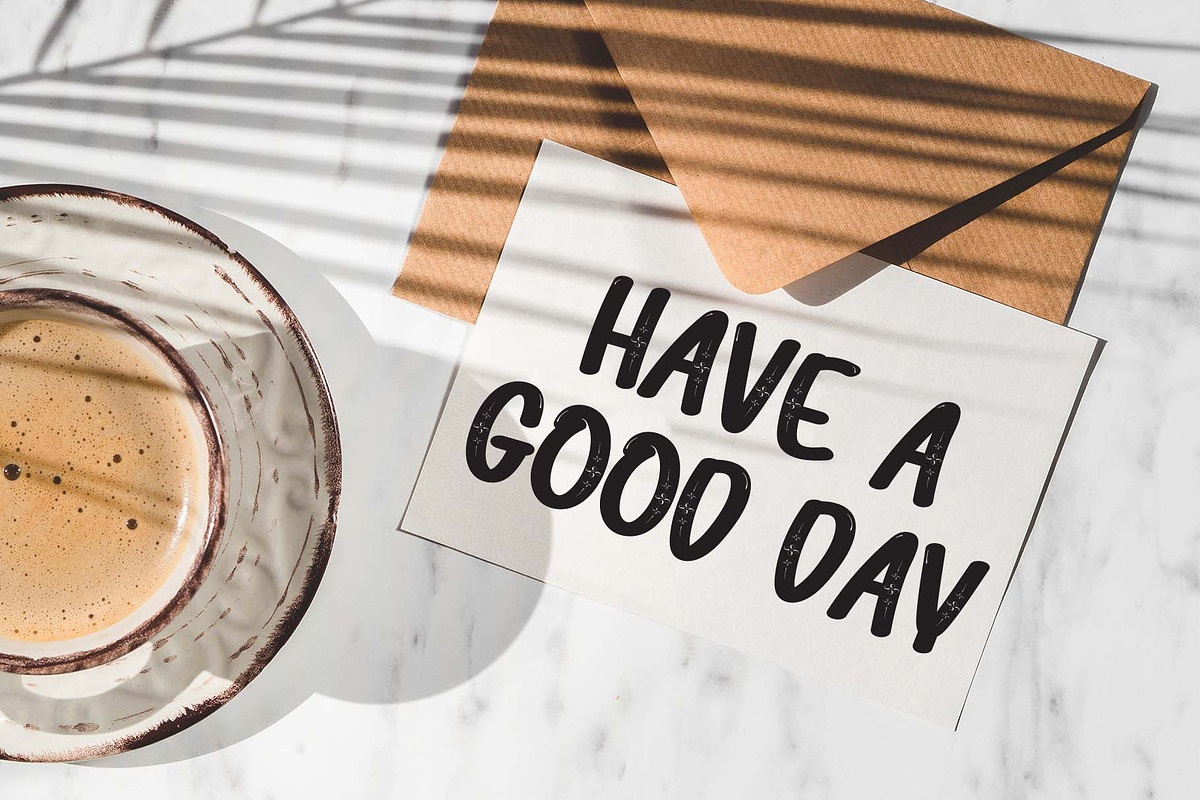 Good Morning | Script Font, a Script Font by Scratchones (Photo 5 of 8)