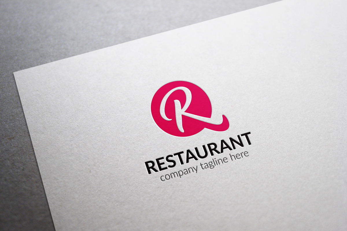 Restaurant Letter R Logo, a Branding & Logo Template by XpertgraphicD