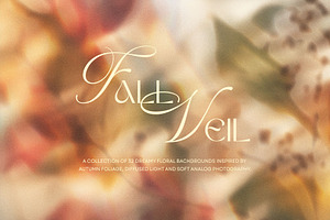 Blurry Floral Gradient Backgrounds