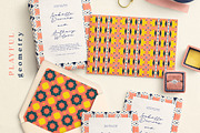 Playful Geometry Seamless Patterns, a Pattern Graphic by Julia Dreams (Thumbnail 3 of 16)