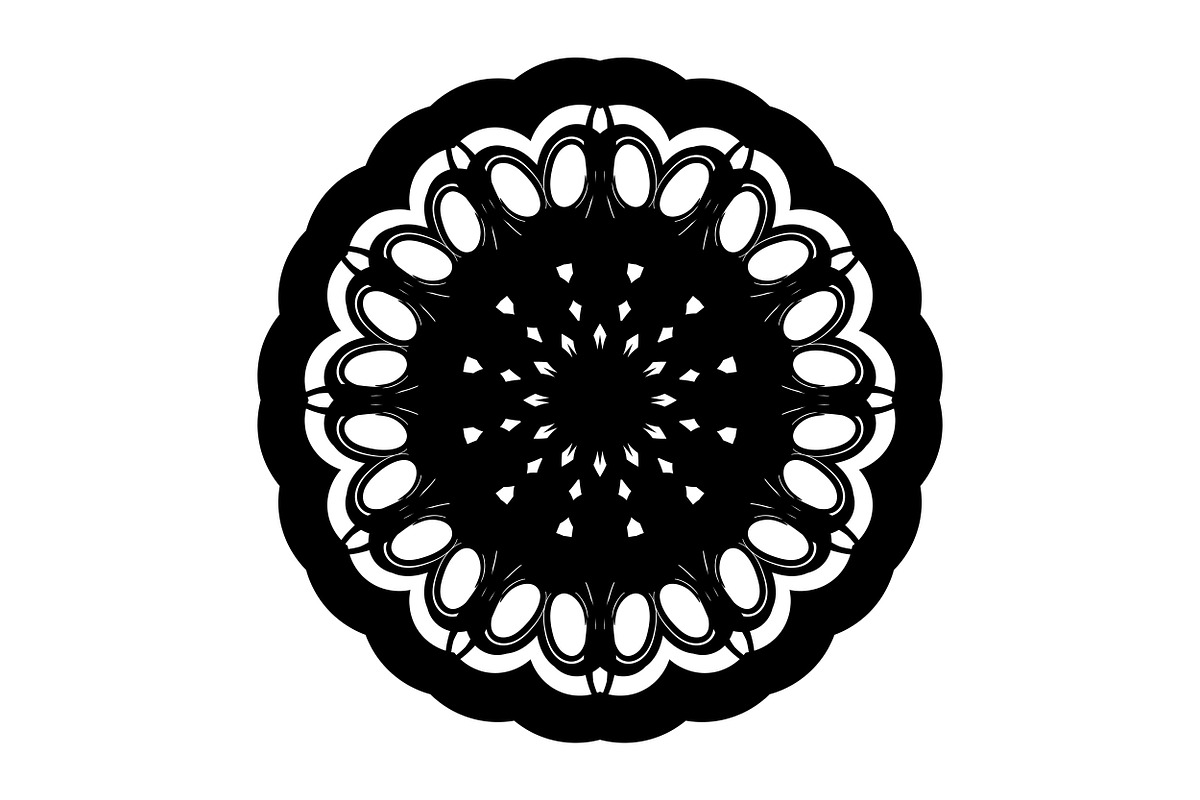 Artistic Mandala Vector Collection, a Decorative Illustration by NJ Himel (Photo 50 of 101)