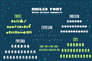 Smiles font family, a Symbol Font by Bramcreative (Thumbnail 6 of 10)