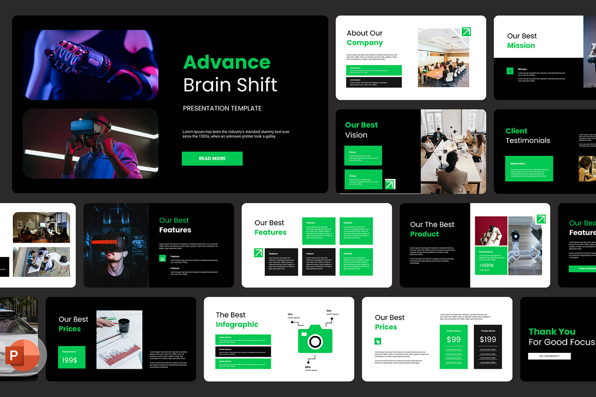 Artificial Intelligence Technology, a Presentation Template by Hammad Arif (Photo 1 of 2)